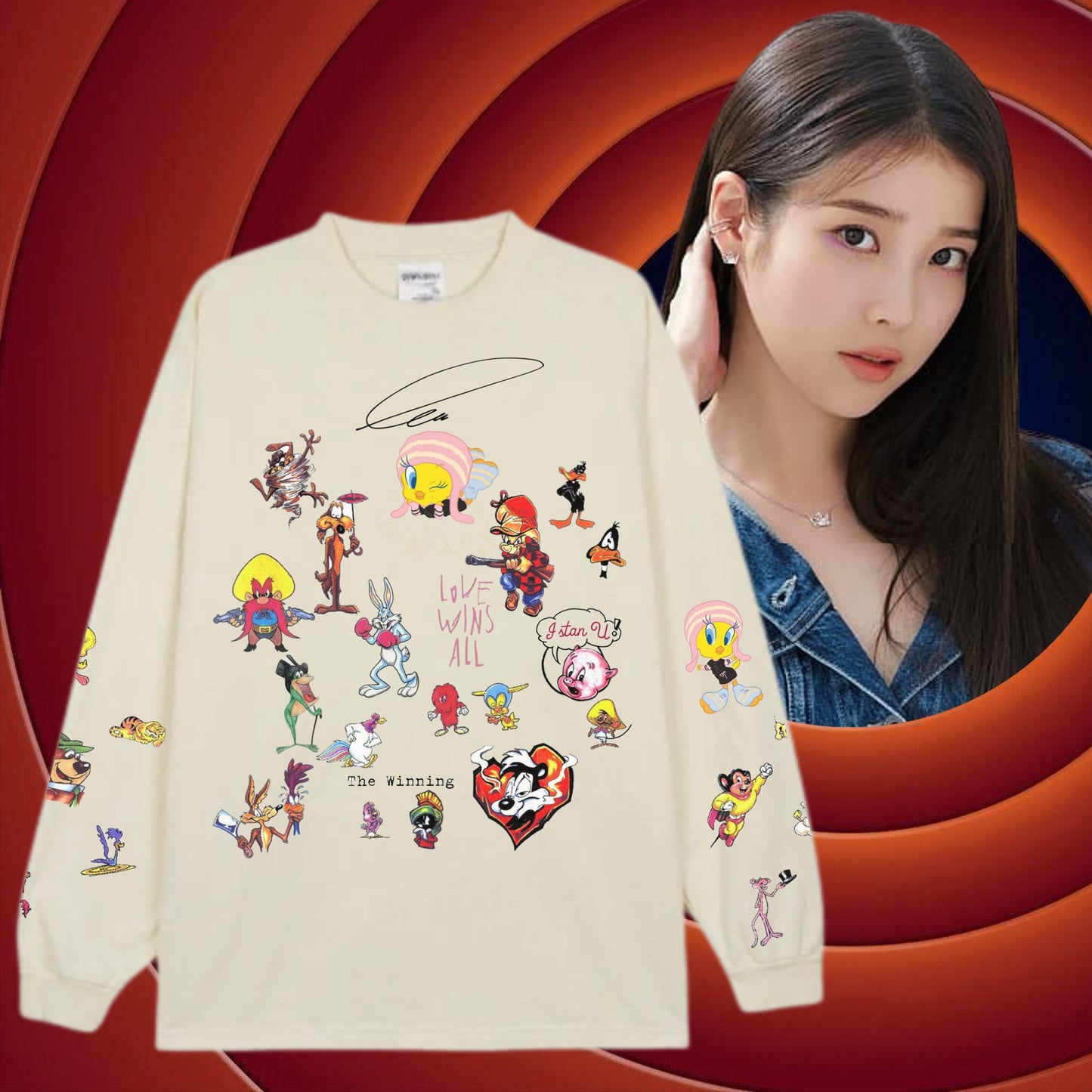 IU TWEETY & FRIENDS LONG-SLEEVE
