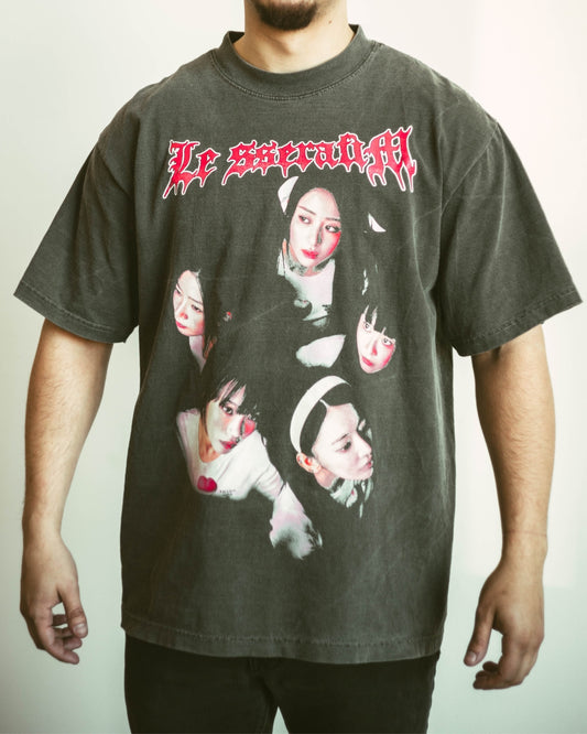 LE SSERAFIM METAL TEE